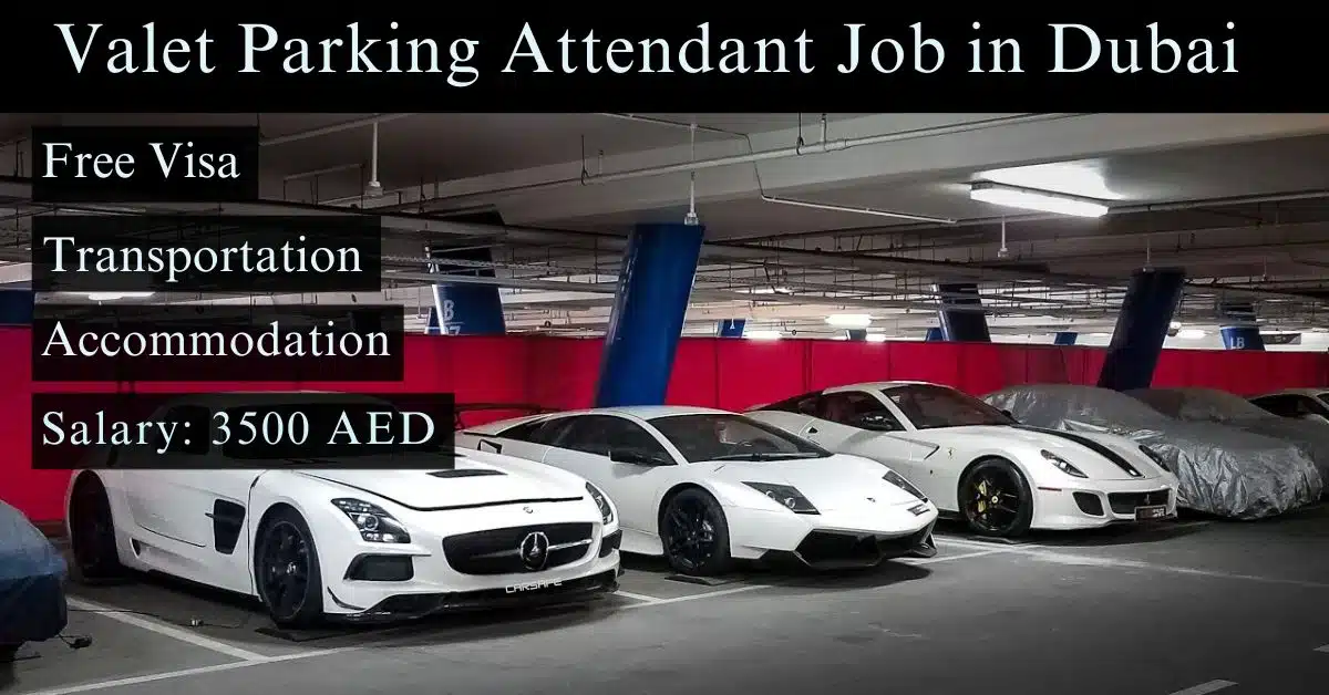 Valet Parking Attendant Jobs in Dubai