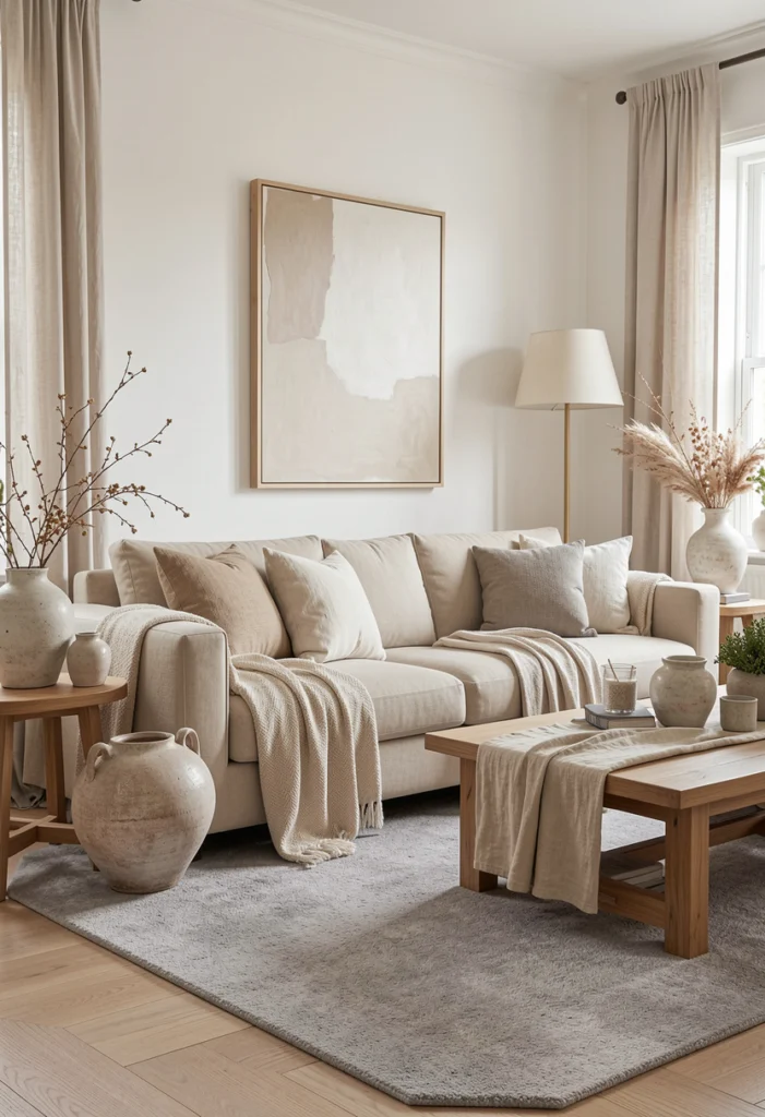 Layered Neutral Tones for Depth