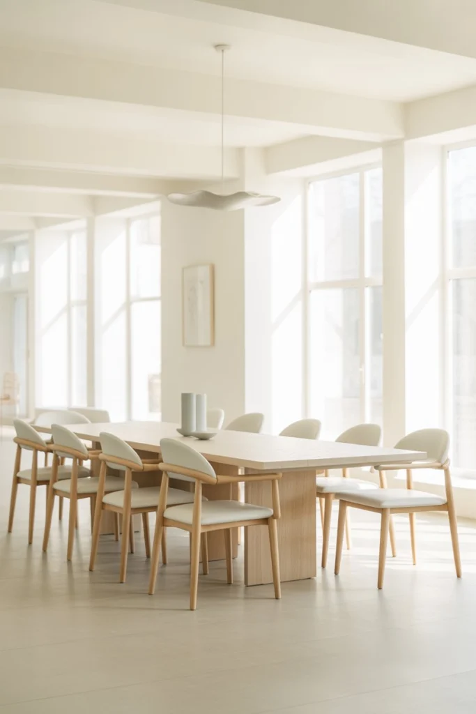 Round Dining Table for Better Flow