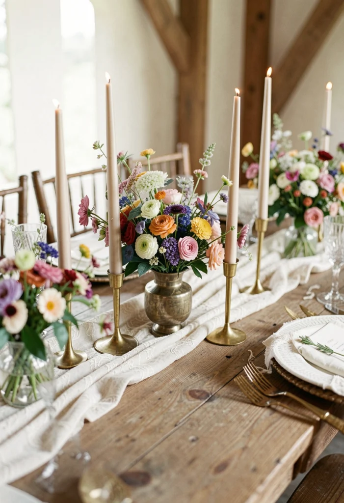 Wooden Table Runners for Natural Texture
