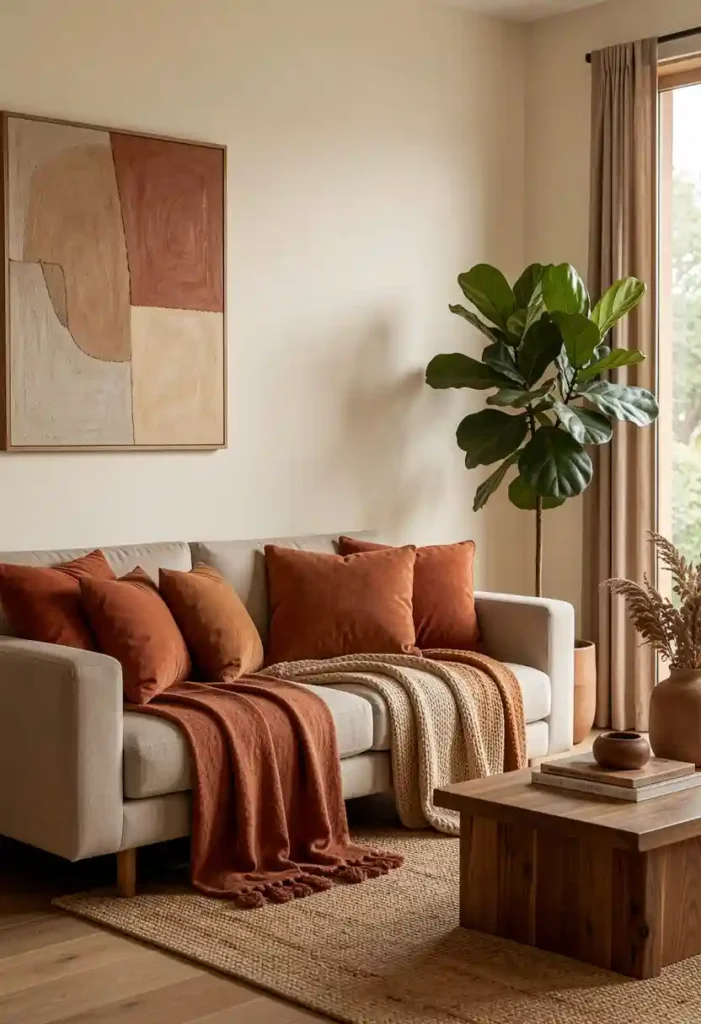 . Earthy Color Accents