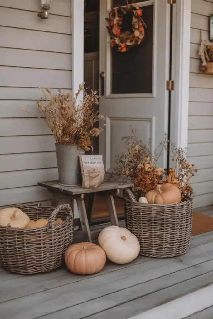 Basket Arrangement Harvest Look