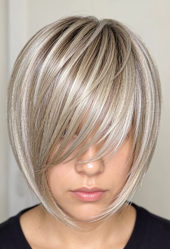 Layered Lob with Light Fringe