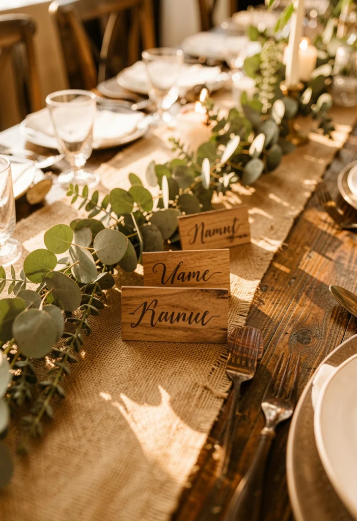 Personalized Wooden Name Cards