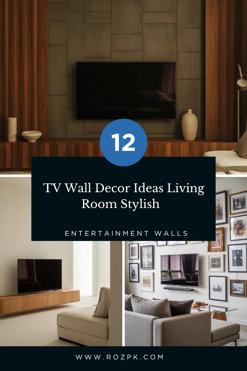 12 TV Wall Decor Ideas Living Room Stylish