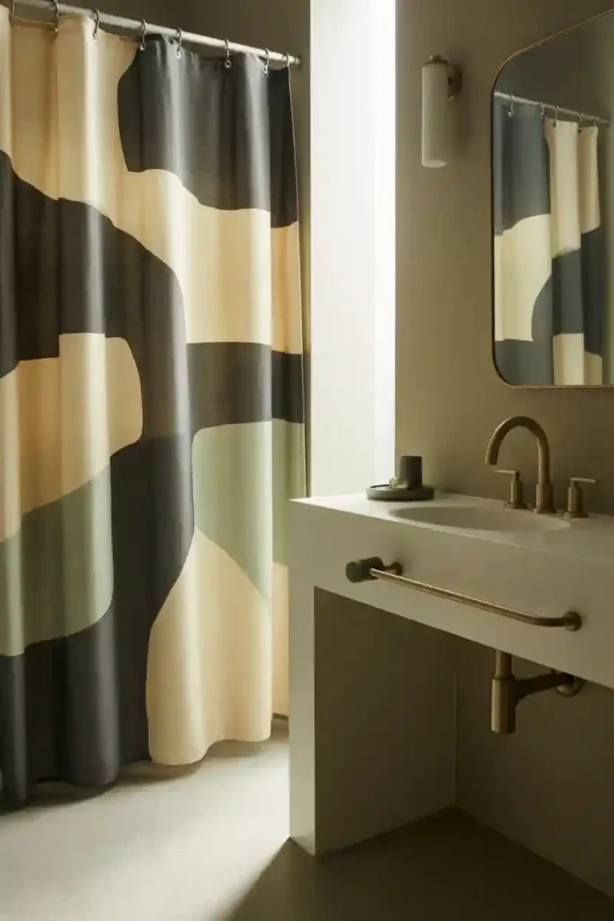 Artistic Abstract Curtains For Creative Expression