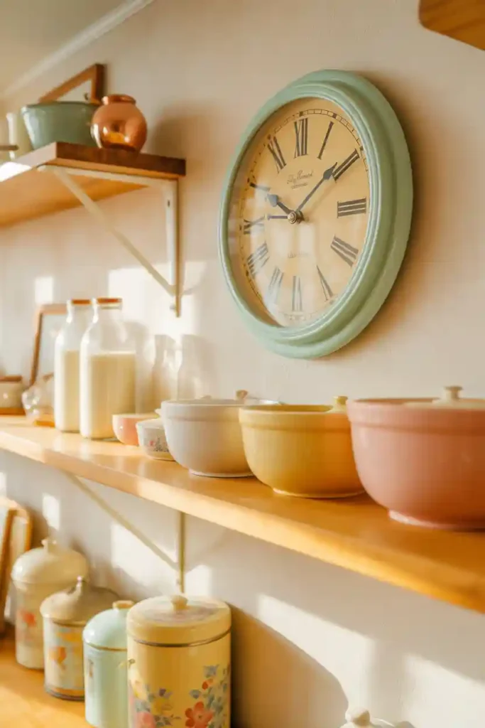 Retro Wall Clock Accent