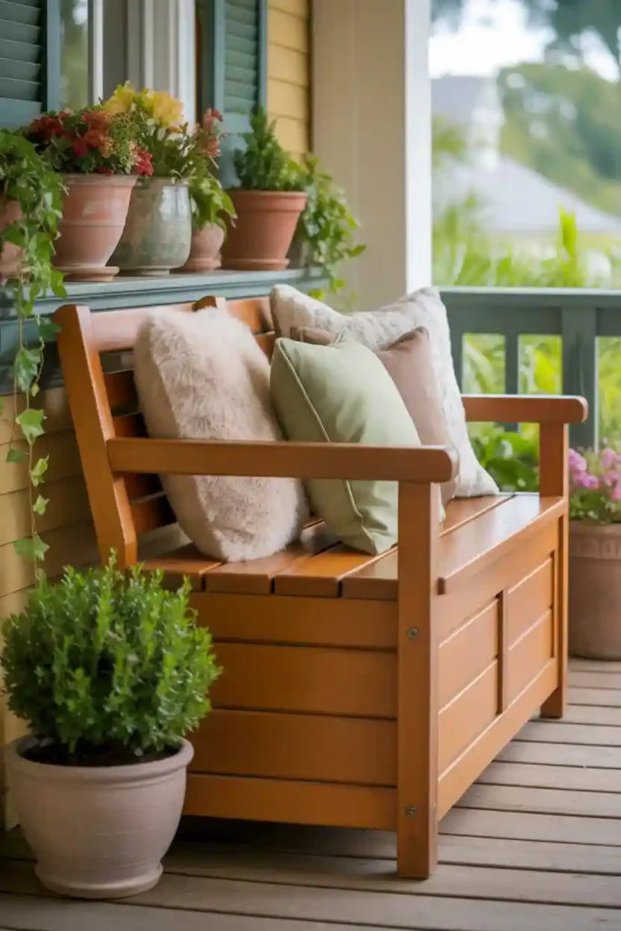 . Storage Bench Furniture Idea
