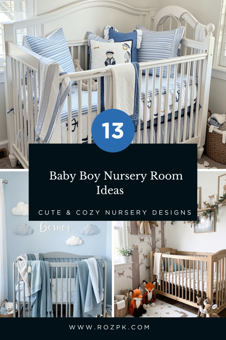 13 Baby Boy Nursery Room Ideas