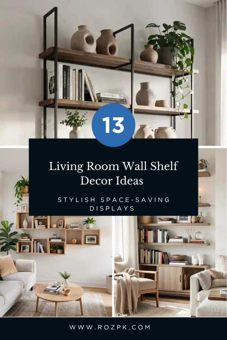 Living Room Wall Shelf Decor Ideas
