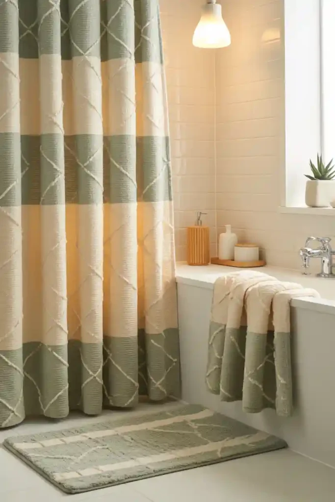 13. Coordinated Curtain And Rug Sets For Cohesive Styling