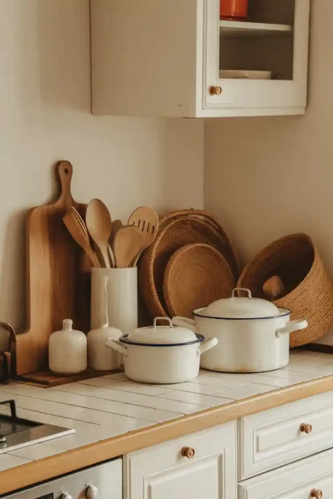 Enamelware and Classic Accessories Display