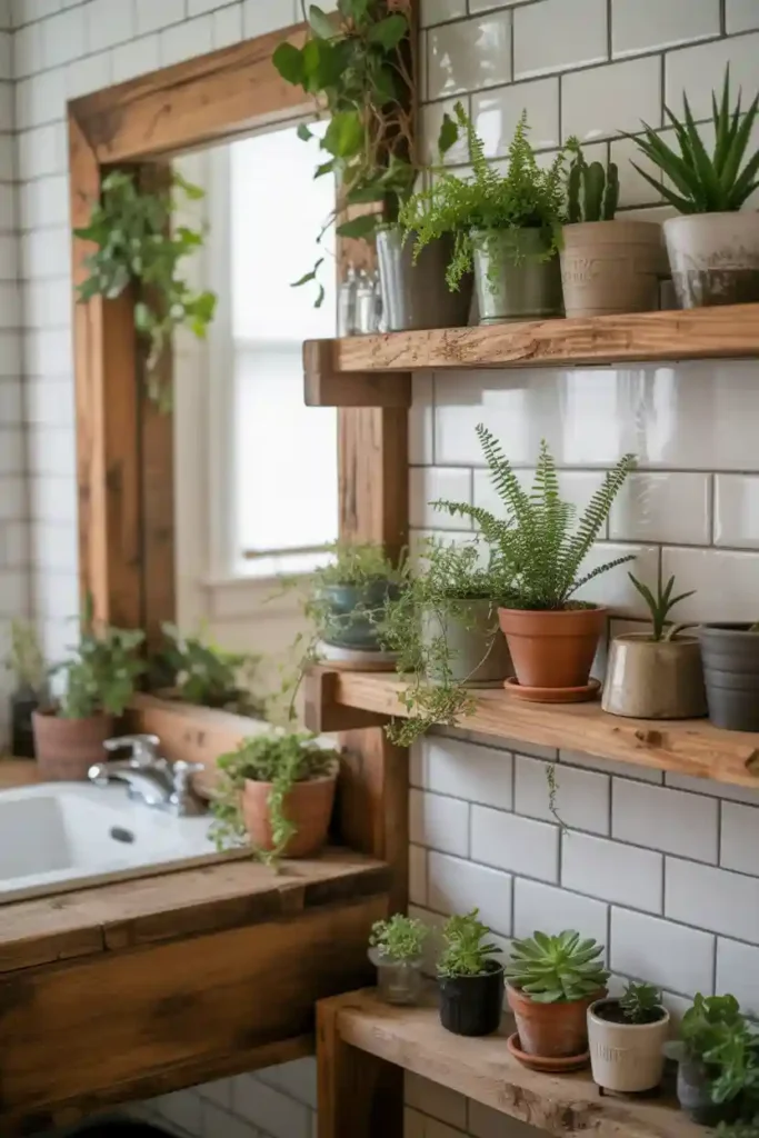 Farmhouse Greenery And Natural Decor