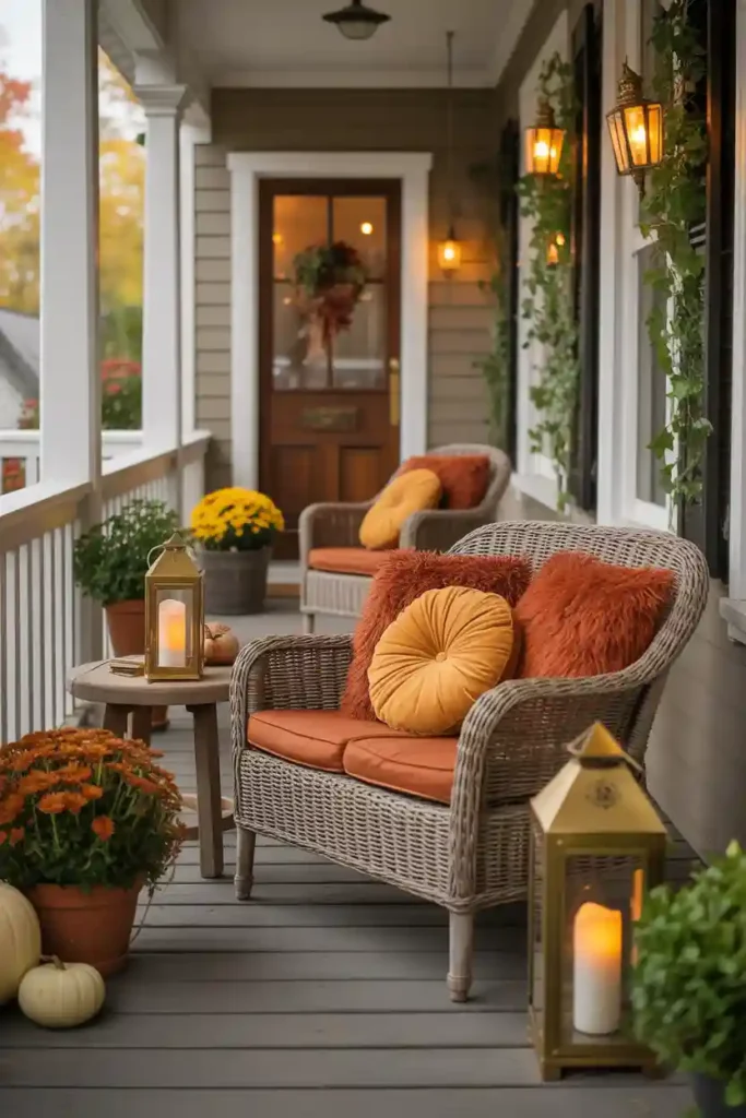 Seasonal Porch Furniture Styling