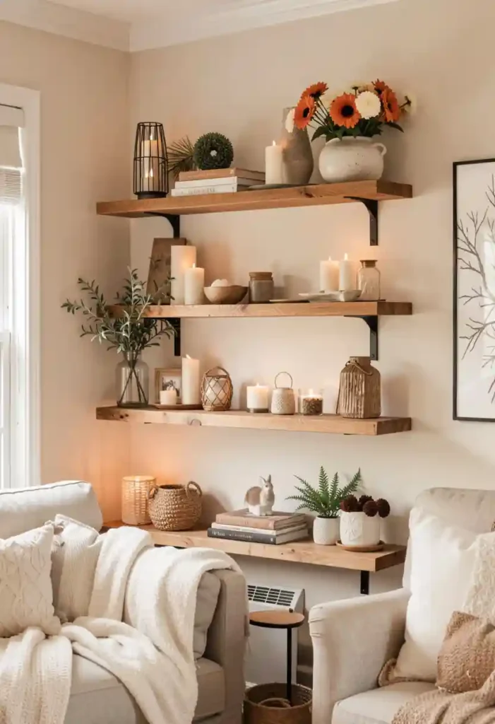 Seasonal Styling Shelves