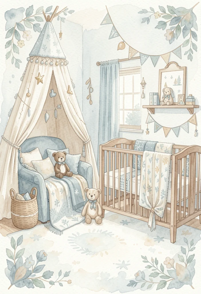 Storybook-Inspired Cozy Nursery
