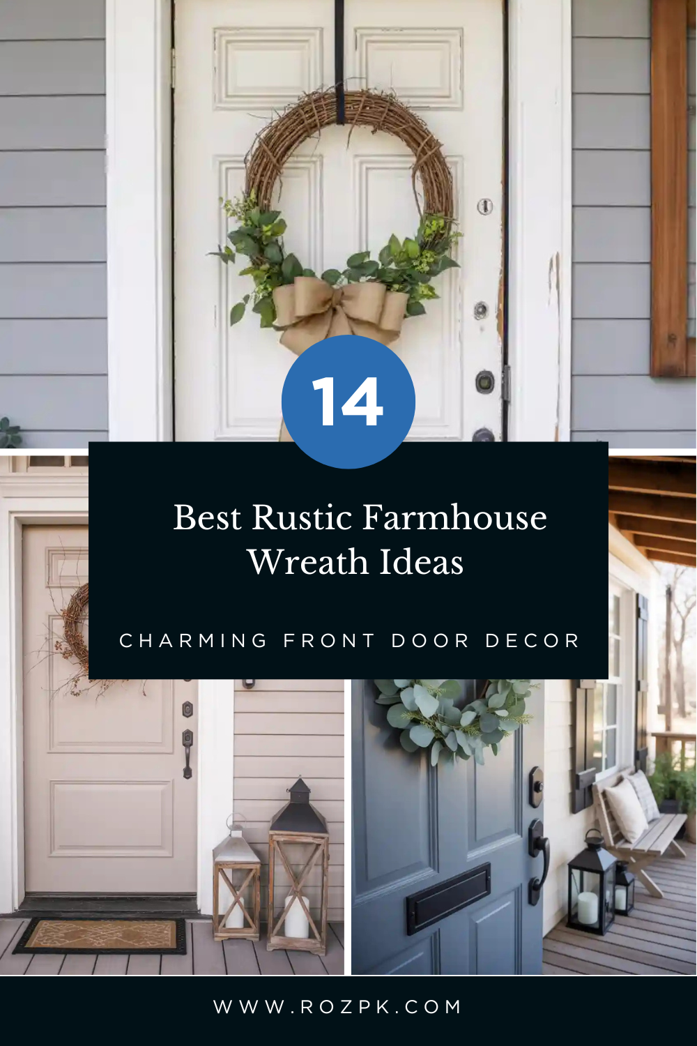 Best Rustic Farmhouse Wreath Ideas