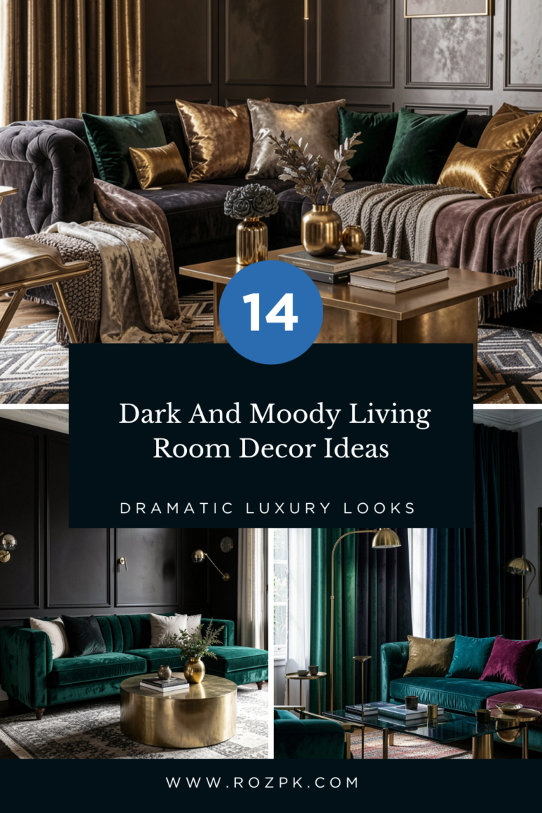 14 Dark And Moody Living Room Decor Ideas