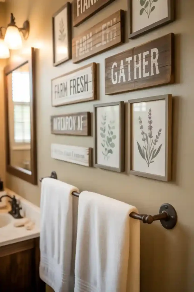 Rustic Farmhouse Wall Art And Signs