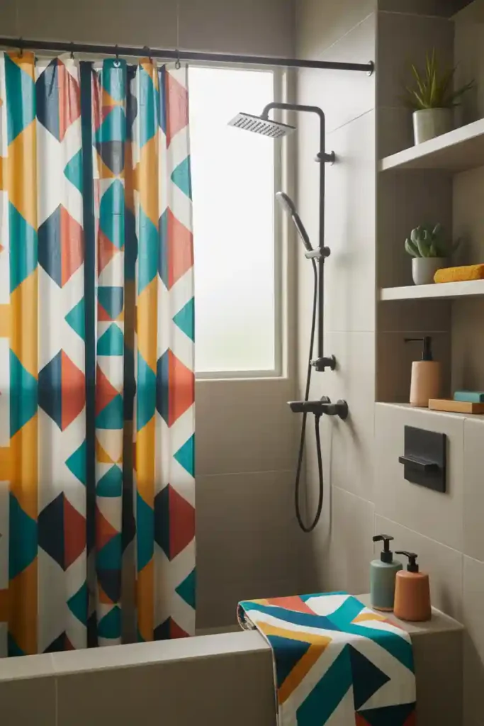 Bold Pattern Curtains As A Statement Feature