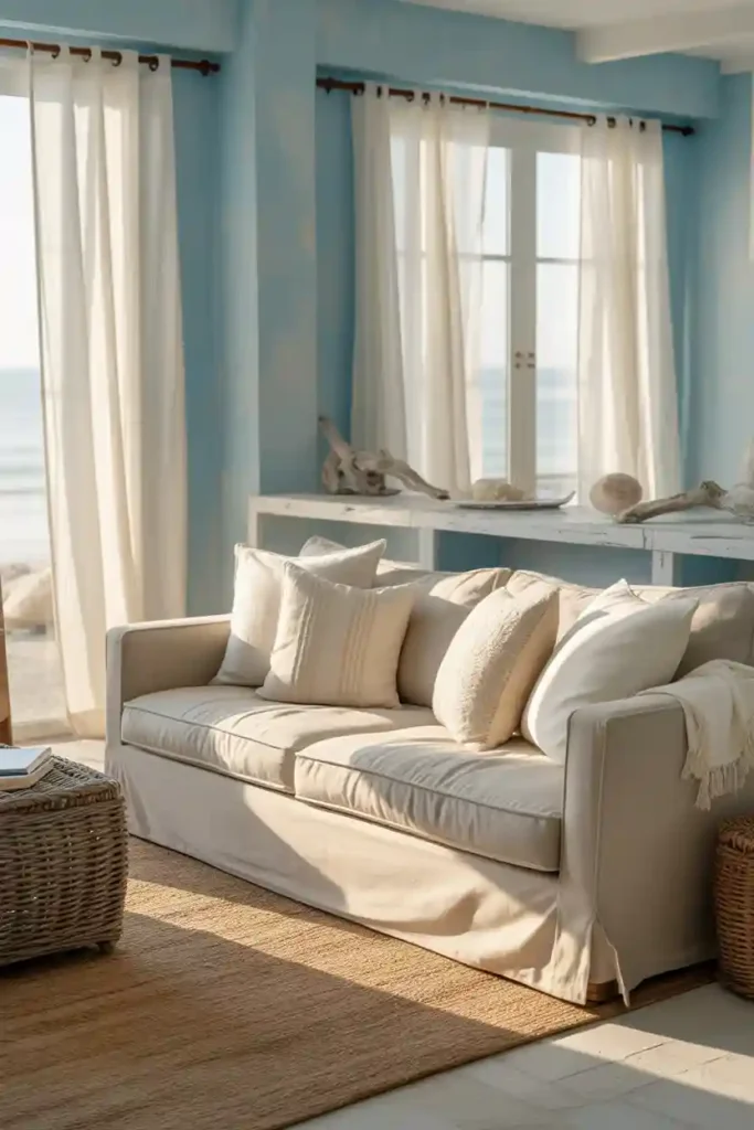  Soft Blue and Sandy Neutral Color Palette