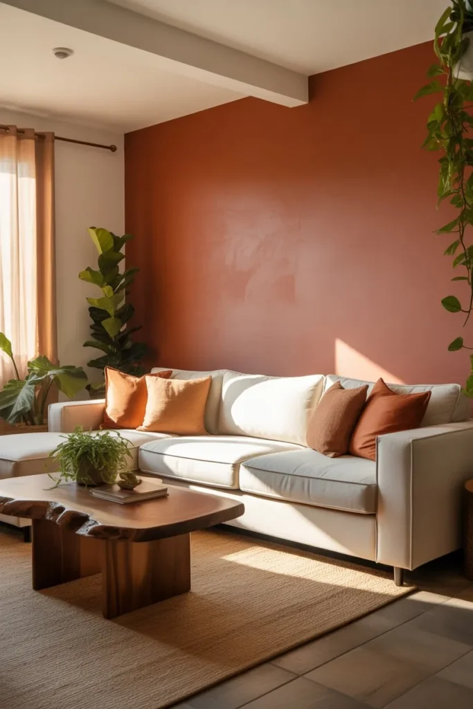 Terracotta Accent Walls
