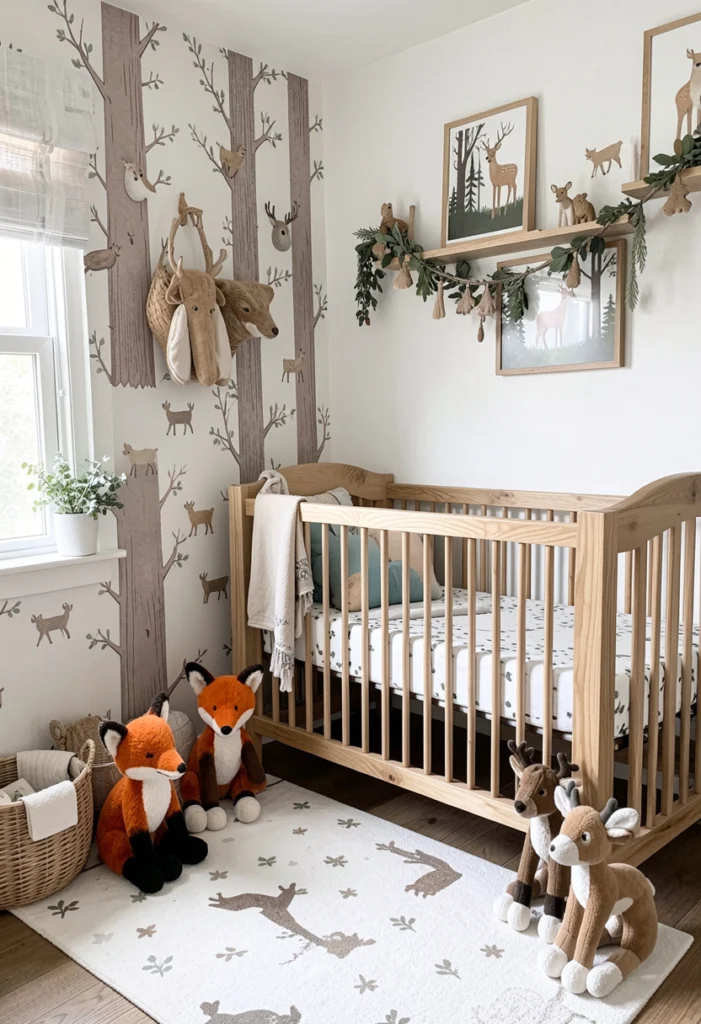 Woodland-Themed Baby Boy Nursery