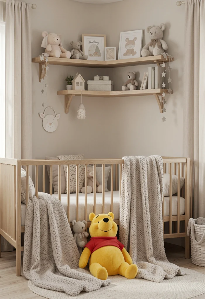 . Winnie the Pooh Soft Neutral Nursery