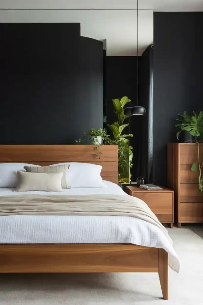 Black and Wood Natural Contrast