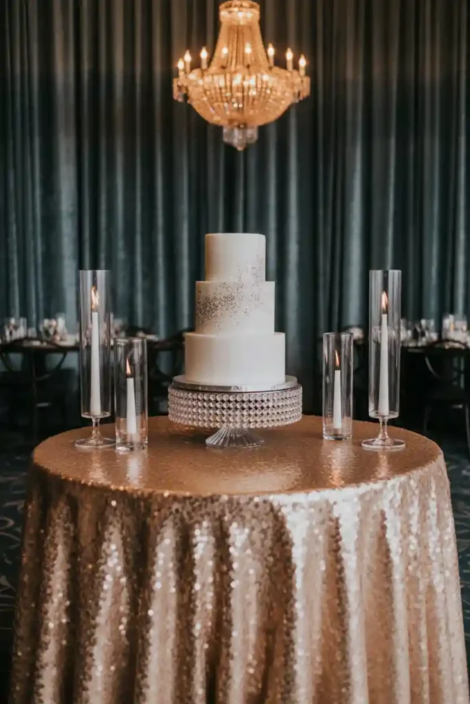  Crystal Glam Luxury Cake Styling