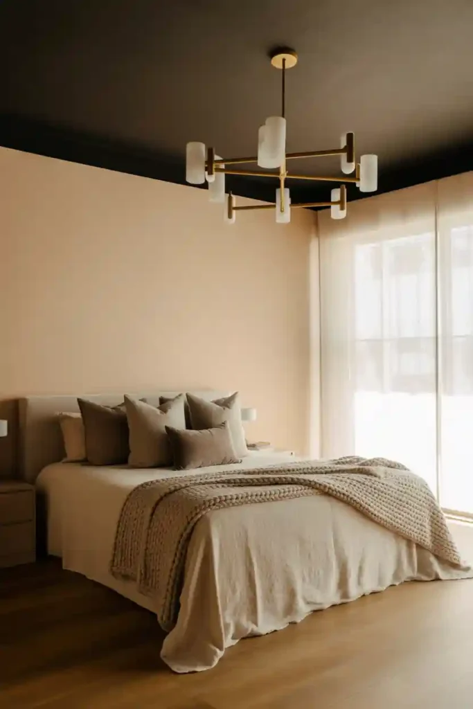 . Black Ceiling for Dramatic Depth