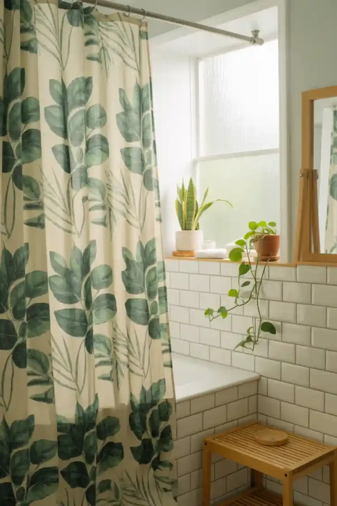 Botanical Print Curtains For Fresh Natural Energy