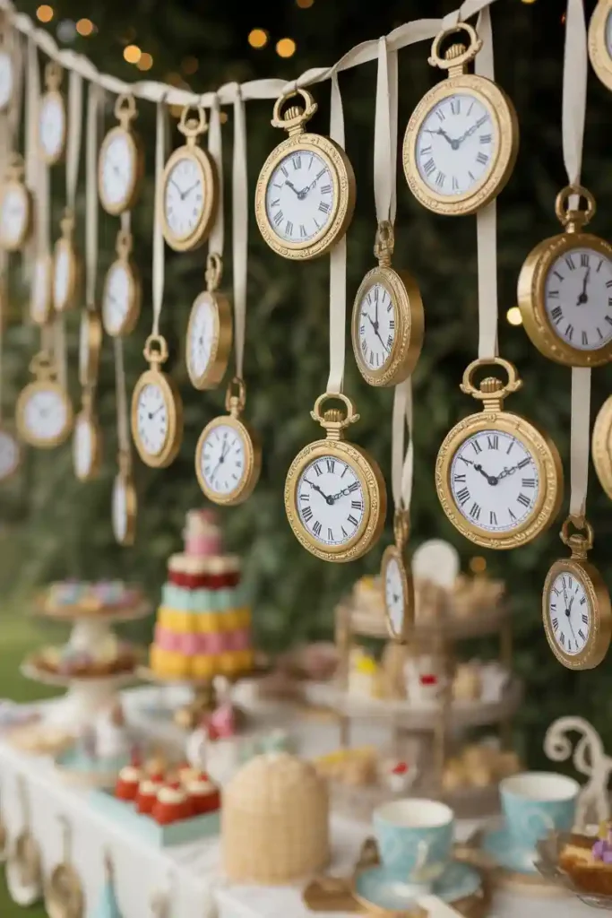 DIY Pocket Watch Garland