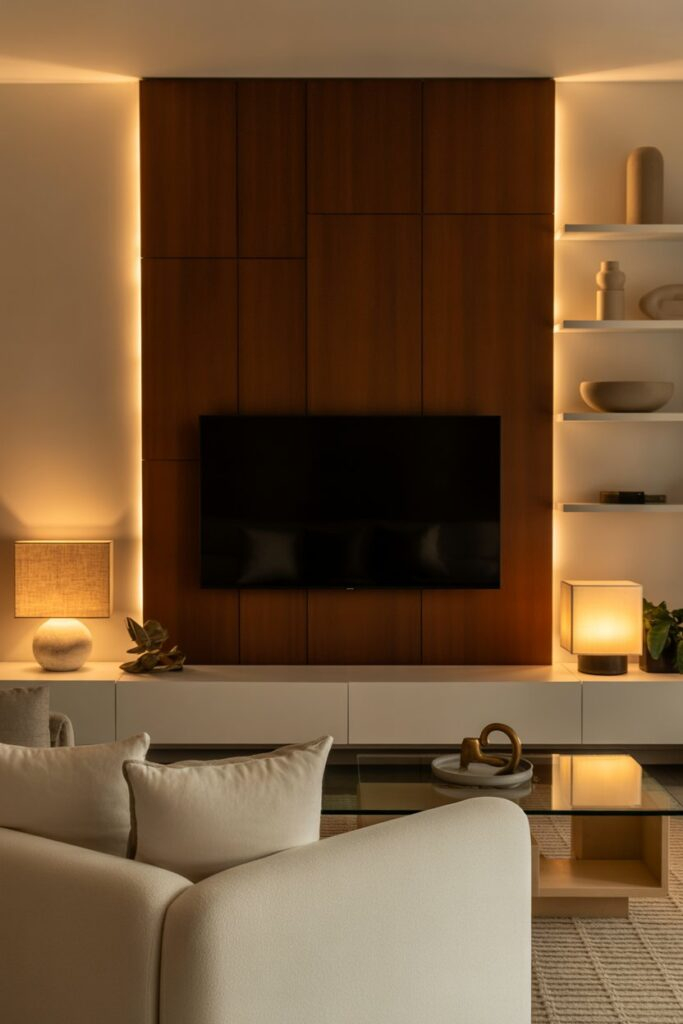 Dark Feature Wall for Contrast