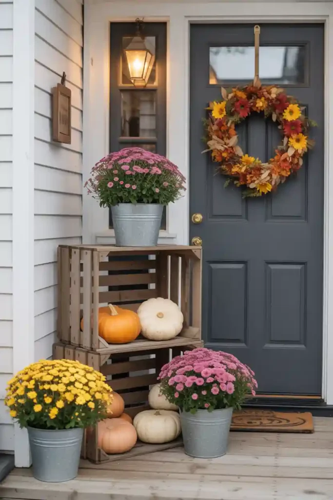 Farmhouse Crate Display Styling