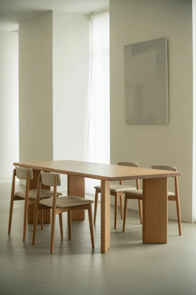 . Minimalist Dining Room Design
