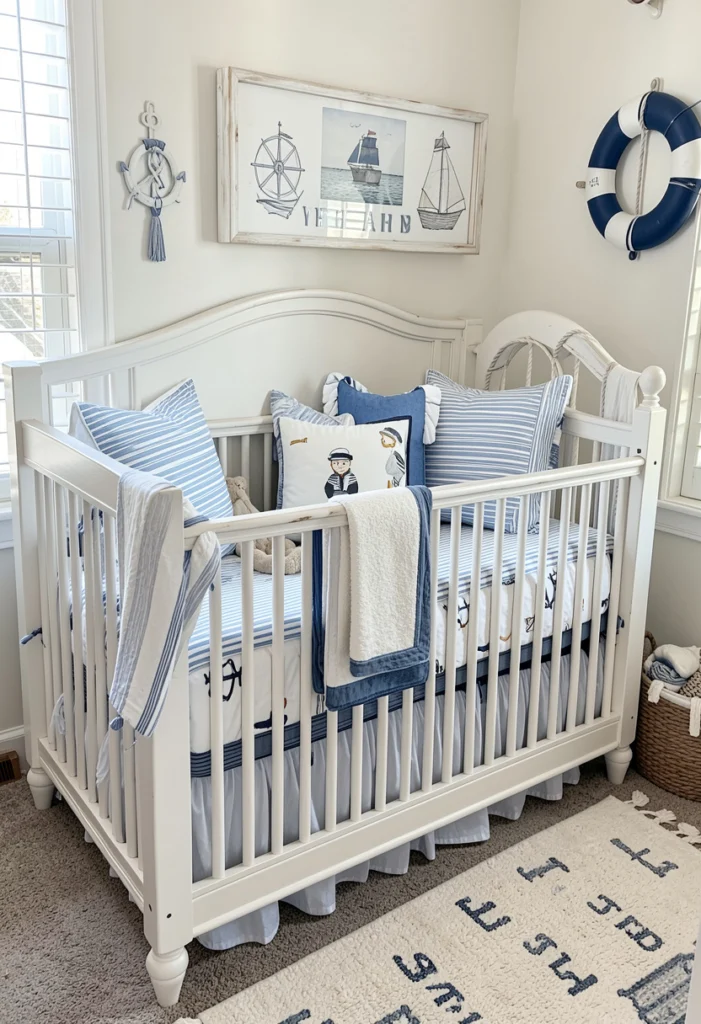  Nautical-Inspired Nursery Room