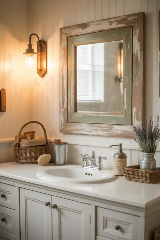  Antique Mirror Farmhouse Charm