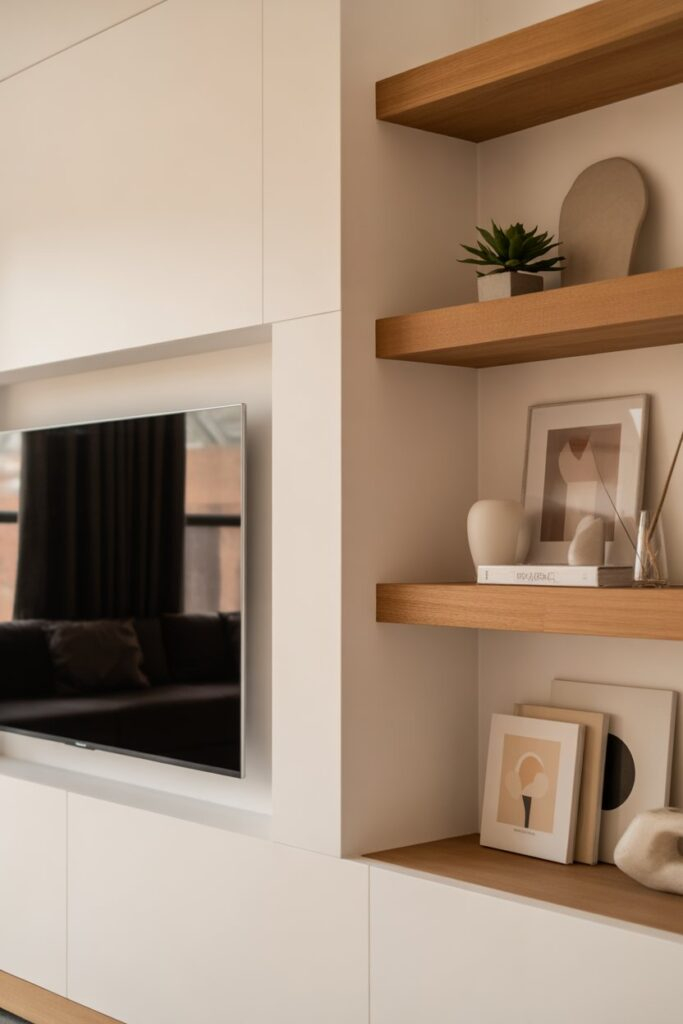  Floating Shelves Around TV