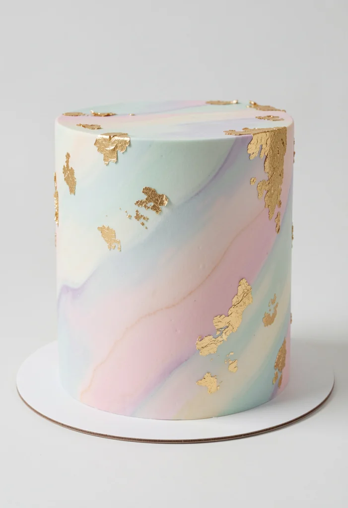 Luxury Marble Effect Cake