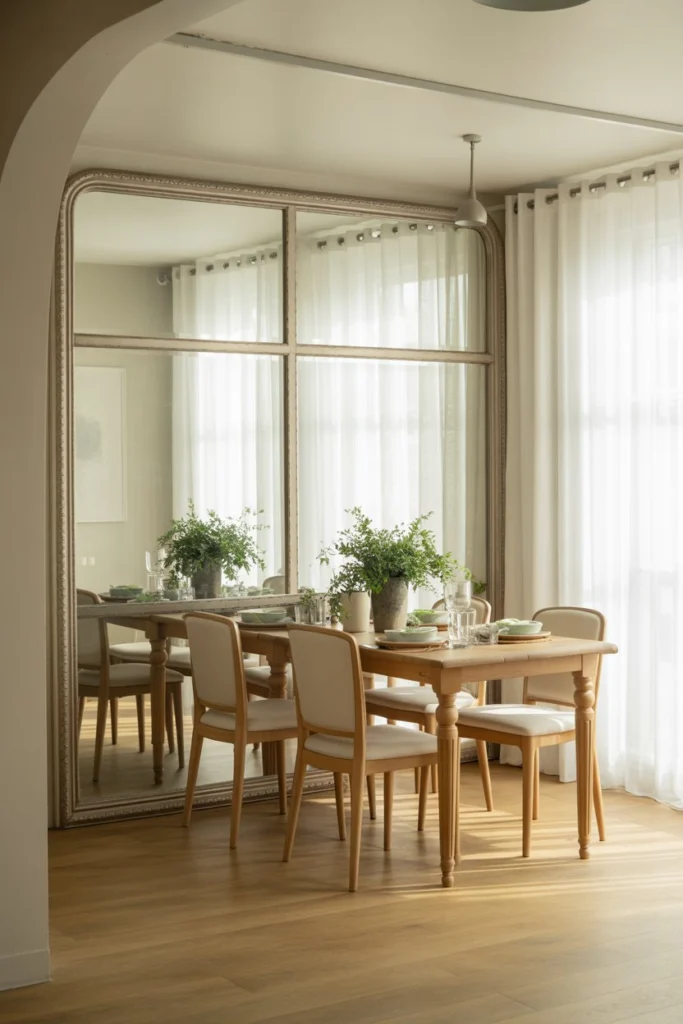 Mirrors to Create Illusion of Space