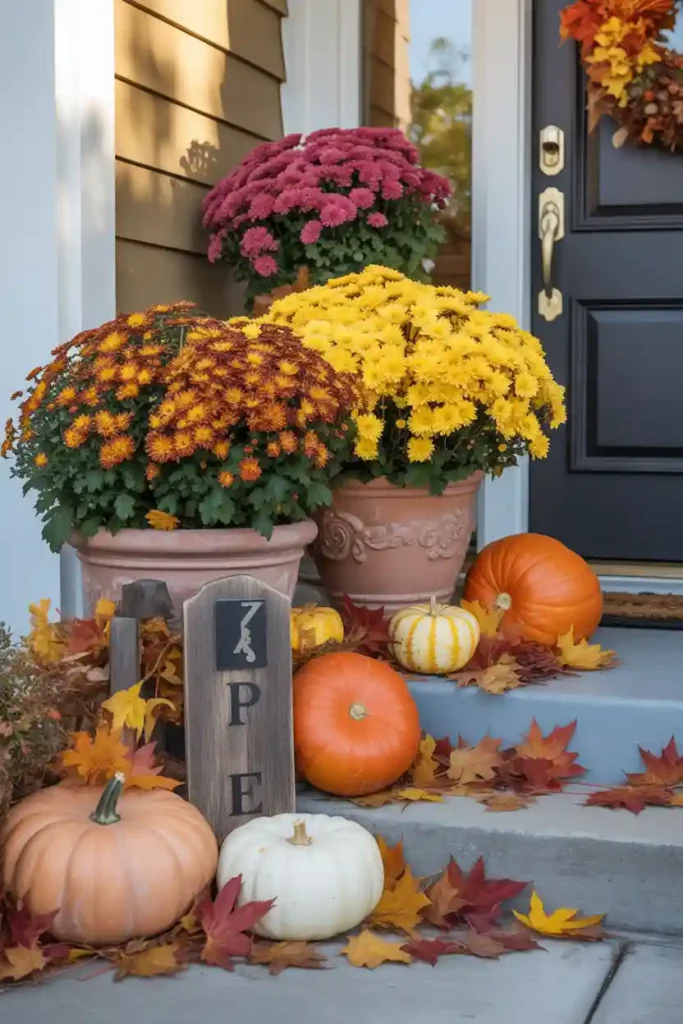 Statement Floral Mum Planters