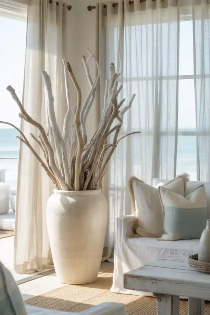 Coastal Driftwood Vase Styling