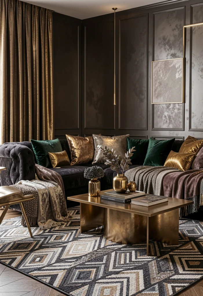  Metallic Accents for Sophistication