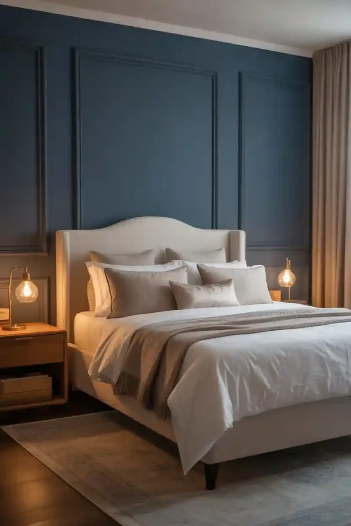  Navy Blue Panel Molding for Classic Elegance