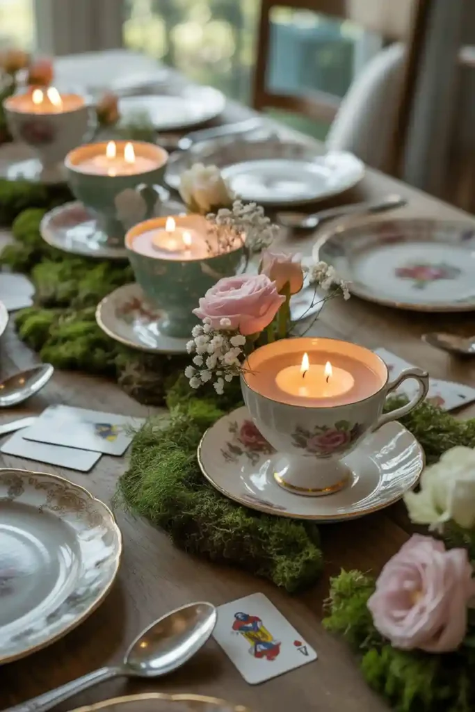 Teacup Candle Centerpieces