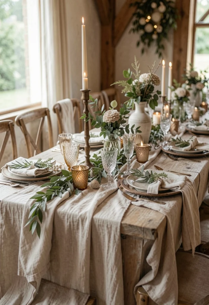 Neutral Linen with Earthy Details