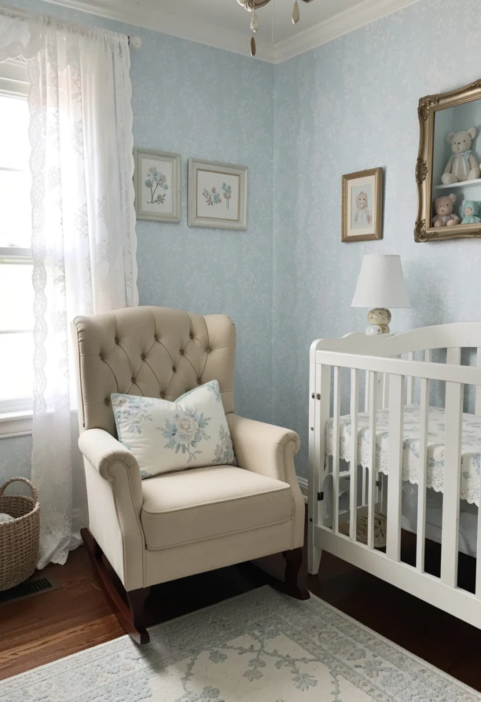 Vintage-Inspired Nursery Decor