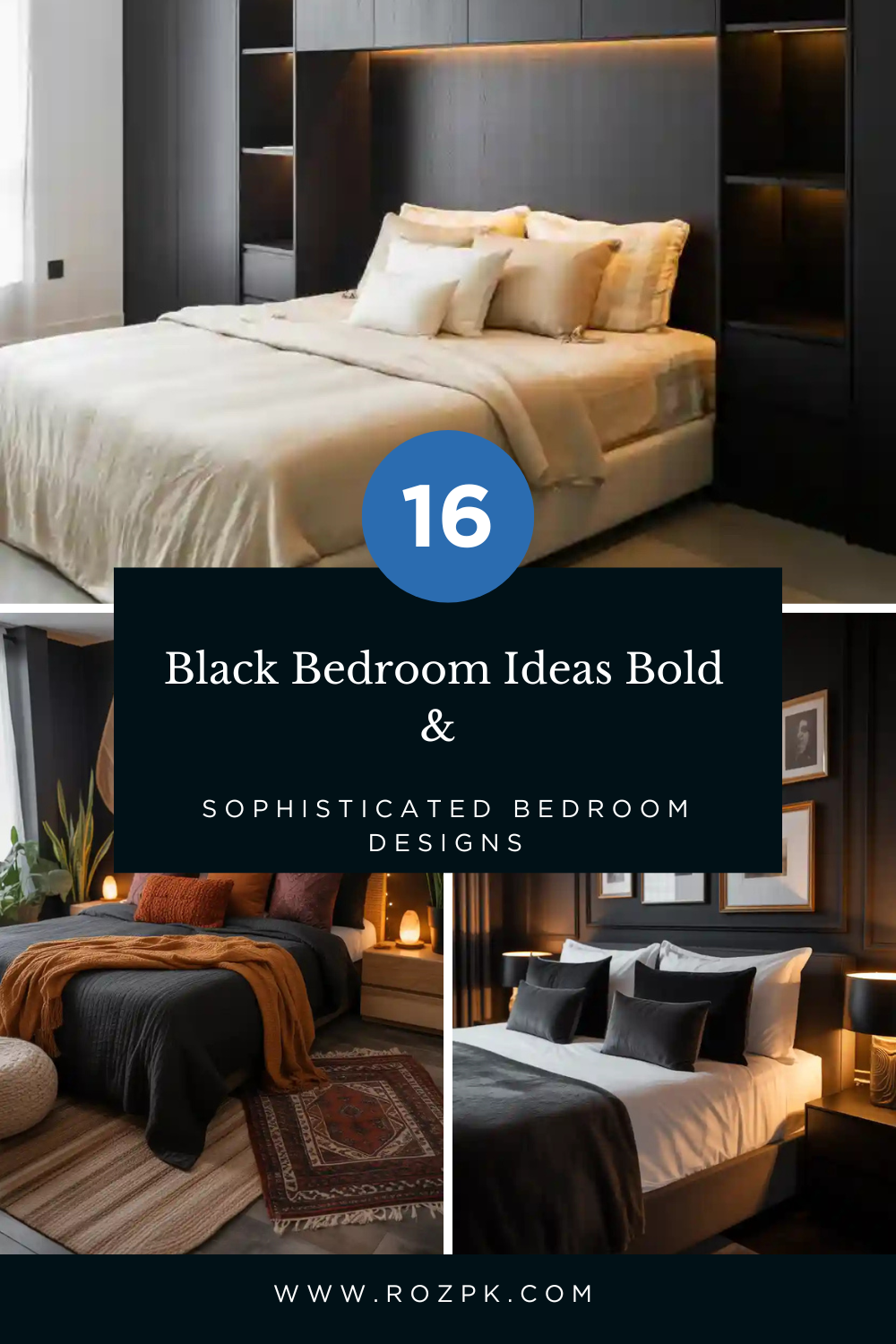 _Black Bedroom Ideas Bold &