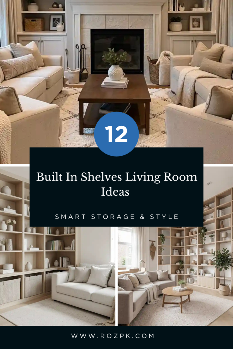 Built In Shelves Living Room Ideas